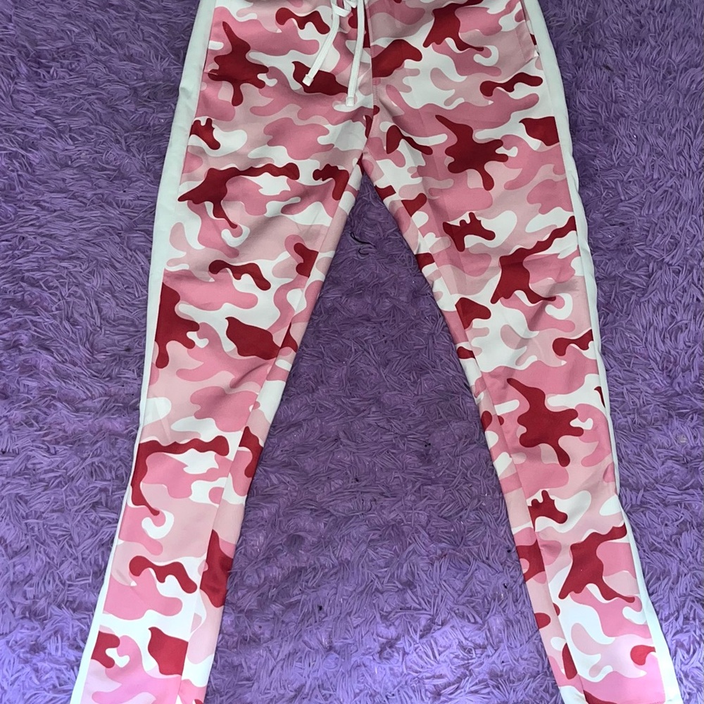 Pink Camo Kids Joggers